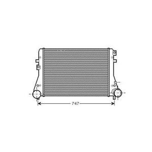 Intercooler d'échangeur de turbo- Compatible avec Volkswagen Caddy de 2010 à 2015