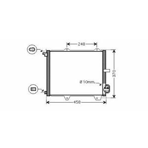 Condenseur de climatisation - Compatible avec suzuki ignis à partir de 2003