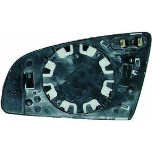 Verre/Glace de rétroviseur extérieur position droit - Compatible avec Audi A3 de 2003 à 2005
