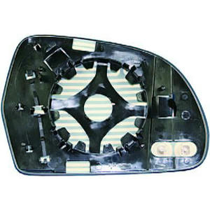 Verre/Glace de rétroviseur extérieur position gauche - Compatible avec Audi A6 de 2008 à 2010