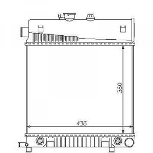 Radiateur de refroidissement du moteur - Compatible avec Mercedes Classe E (W210) de 1995 à 1999