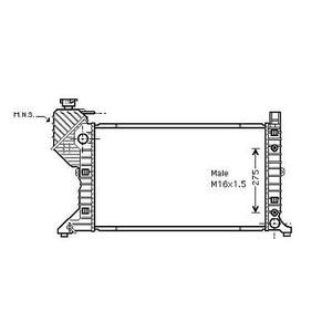 Radiateur de refroidissement du moteur - Compatible avec mercedes sprinter (t1n) de 1995 à 2000