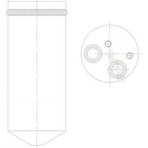 Filtres déshydratant de climatisation - Compatible avec chevrolet/daewoo lanos de 1997 à 2002