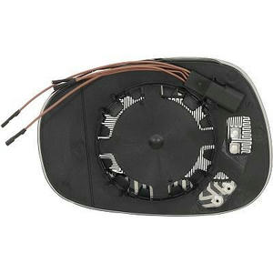 Verre/Glace de rétroviseur extérieur position gauche - Compatible avec BMW série 3 (e90/91)de 2008 à 2011