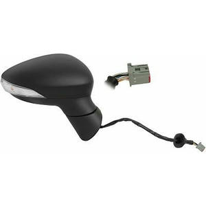 Rétroviseur extérieur position droit - Compatible avec Ford Fiesta de 2008 à 2012