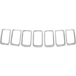 Jeu de baguettes et bandes protectrices de calandre  - Compatible avec Chrysler Grand Cherokee de 2013 à 2016