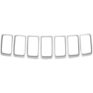 Jeu de baguettes et bandes protectrices de calandre  - Compatible avec Chrysler Grand Cherokee de 2013 à 2016