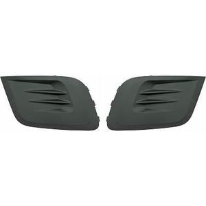 Kits Grille de ventilation de pare-chocs position avant - Compatible avec Peugeot Partner Tepee à partir de 2015