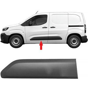 Baguette et bande protectrice de porte position avant gauche - Compatible avec Opel Combo à partir de 2018