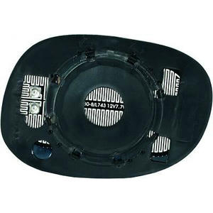 Verre/Glace de rétroviseur extérieur position droit - Compatible avec Citroen C2 de 2003 à 2008