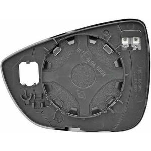 Verre/Glace de rétroviseur extérieur position droit - Compatible avec Ford Focus à partir de 2022