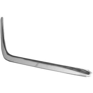 Baguette et bande protectrice de pare-chocs position droit couleur chrome - Compatible avec Mercedes (W124) de 1985 à 1993