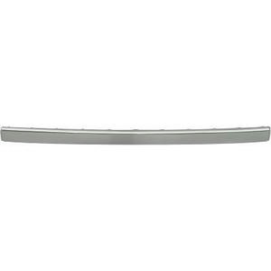 Baguette et bande protectrice de pare-chocs position central couleur chrome - Compatible avec Mercedes Classe E (W211) de 2002 à 2006