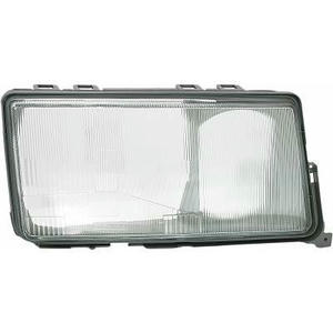 Verre/Glace de Projecteurs/Phare position droit - Compatible avec mercedes 190e/d (w201) de 1982 à 1993
