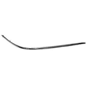 Baguette et bande protectrice de pare-chocs position avant gauche couleur chrome - Compatible avec Mercedes Classe S (W220) de 1998 à 2005