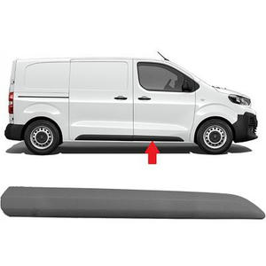 Baguette et bande protectrice de porte position droit - Compatible avec Fiat Talento à partir de 2016