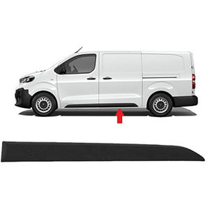 Baguette et bande protectrice de porte position arriére gauche - Compatible avec Fiat Talento à partir de 2016