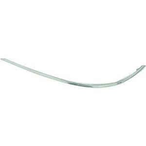 Baguette et bande protectrice de pare-chocs position avant gauche couleur chrome - Compatible avec Mercedes Classe C (W204) à partir de 2011