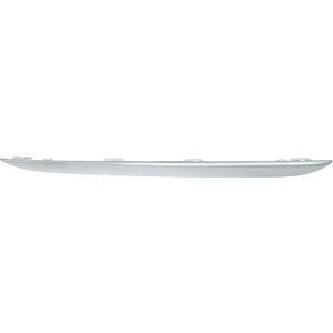 Baguette et bande protectrice de pare-chocs position droit couleur chrome - Compatible avec Mercedes Classe C (W205) de 01/2014 à 07/2018