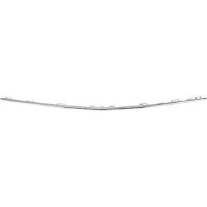 Baguette et bande protectrice de pare-chocs position avant central couleur chrome - Compatible avec Mercedes CLA (C117) à partir de 2016
