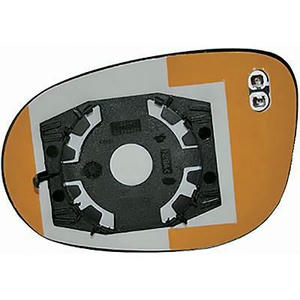 Verre/Glace de rétroviseur extérieur position avant gauche - Compatible avec fiat bravo de 2007 à 2014