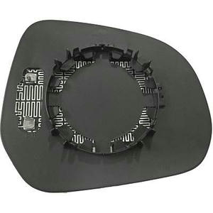 Verre/Glace de rétroviseur extérieur position gauche - Compatible avec Suzuki Splash de 2008 à 2012