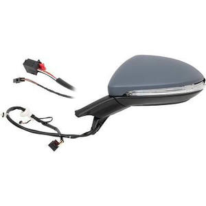 Rétroviseur extérieur position gauche - Compatible avec Volkswagen Golf VII de 2012 à 2017