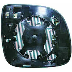 Verre/Glace de rétroviseur extérieur position gauche - Compatible avec volkswagen touareg de 2006 à 2009