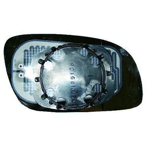 Verre/Glace de rétroviseur extérieur position gauche - Compatible avec Volkswagen Breakan de 2003 à 2006