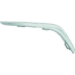 Baguette et bande protectrice de pare-chocs position droit couleur chrome - Compatible avec peugeot 107 à partir de 2012