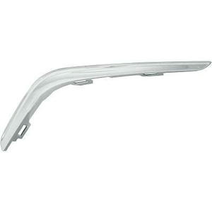 Baguette et bande protectrice de pare-chocs position gauche couleur chrome - Compatible avec peugeot 107 à partir de 2012