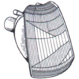 Feux clignotants position gauche - Compatible avec peugeot 205 de 1983 à 1996