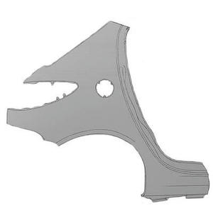 Panneau latéral position arriére gauche - Compatible avec Peugeot 206/206CC de 1998 à 2008