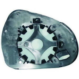 Verre/Glace de rétroviseur extérieur position droit - Compatible avec Peugeot 207 de 2006 à 2009