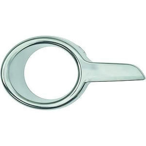Enjoliveur de pare-chocs position droit couleur chrome - Compatible avec Peugeot 208 de 2012 à 2015
