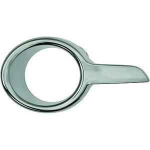 Enjoliveur de pare-chocs position droit couleur chrome - Compatible avec Peugeot 208 de 2012 à 2015