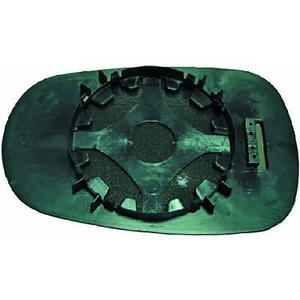 Verre/Glace de rétroviseur extérieur position droit - Compatible avec Renault Clio de 2001 à 2005