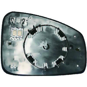 Verre/Glace de rétroviseur extérieur position gauche - Compatible avec Renault Megane de 2012 à 2014