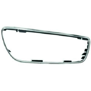 Baguette et bande protectrice de pare-chocs position avant couleur chrome - Compatible avec nissan micra (k13) de 2010 à 2013