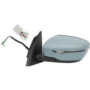 Rétroviseur extérieur position gauche - Compatible avec Nissan Qashqai de 2014 à 2017