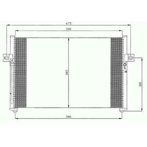 Condenseur de climatisation - Compatible avec hyundai h 100/150 à partir de 1996
