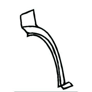 Aile avant position droit - Compatible avec Ford Transit de 1986 à 1991